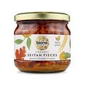 Biona Organic Seitan Pieces 350g, Pack of 6 Jars - Organic, Marinated in Ginger & Tamari Soya Sauce - Source of Protein - Meat Substitute suitable for Vegetarians and Vegans
