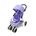 Anivia Dolls Pram, Doll Pushchair, 2 in 1 Stroller Dolls Pushchair & Pram Toys Gift For Kids, Suitable Dolls Up to 18 inch - Purple