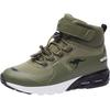 Sneaker KANGAROOS "KX-Hydro", Gr. 31, bunt (schwarz, olivgrün), Synthetik, Textil, sportlich, Schuhe, Sneakerboot, Winterschuh, wasserdicht