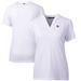 Women's Cutter & Buck White Air Force Falcons Forge Blade V-Neck Top