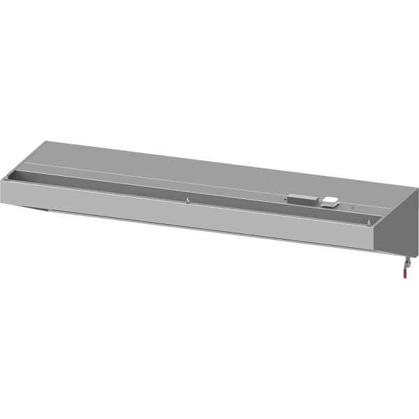 Stalgast Wandhaube "Basic Line", Schrägform 3100 mm x 800 mm mit Flammschutzfilter Typ B Image