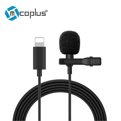 Mcoplus – Mini Microphone professionnel à condensateur pour iPhone 7 8 Plus X XS Max 11 Pro XR