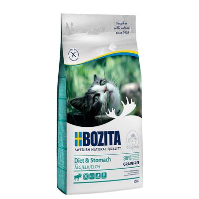 10kg Diet & Stomach sans céréales élan pour chat Bozita