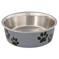 Trixie Gamelle en inox avec revêtement en plastique pour chien - 800 mL, 17 cm