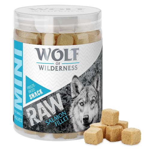50g Mini RAW Friandises lyophilisées filet de saumon Wolf of Wilderness