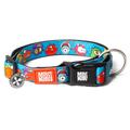 Collier Max & Molly Smart ID Little Monsters pour chien - taille S : tour de cou 28-45 cm, l 1,5cm