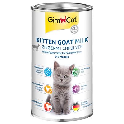 3x200g GimCat Ziegenmilchpulver für Kitten Alleinfuttermittel Katze