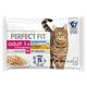 52x85g PERFECT FIT Adult 1+ Chats stérilisés dinde, poisson blanc, - Sachet pour chat