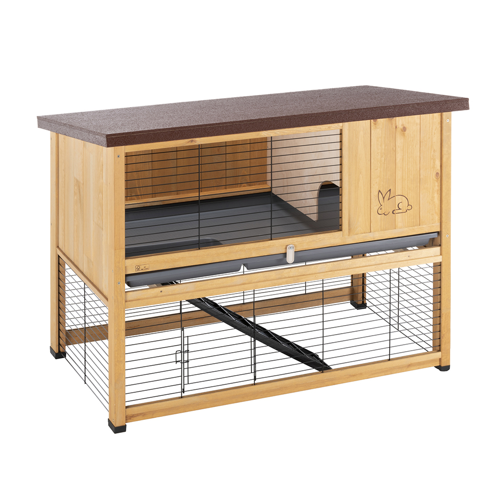 Clapier Ferplast Kompakt pour lapin et cochon d'Inde - II : L 115,5 x P 65 x H 92 cm