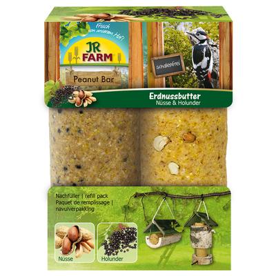 2 friandises de 350 g JR Garden Peanut Bar noix et baies de sureau