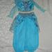 Disney Costumes | Disney Store Jasmine Aladdin Flowers Costume Size 5-6 | Color: Blue/Gold | Size: 5-6 Girls