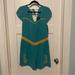 Disney Pants & Jumpsuits | Disney Her Universe Size Small Princess Jasmine Teal And Gold Romper! | Color: Green/Yellow | Size: S