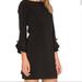 Kate Spade Dresses | Kate Spade Ruffled Sleeve With Bow On Pointe Black Dress | Color: Black/Gold | Size: 6