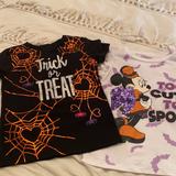 Disney Shirts & Tops | Bundle Of Halloween T’s | Color: Black/White | Size: 4-5