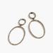 J. Crew Jewelry | J. Crew Double Oval Pave Earrings | Color: Gold | Size: Os