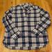 J. Crew Tops | J.Crew Plaid 1/4 Button Down Tunic - Blue/Red/Cream - Size S | Color: Blue/Red | Size: S