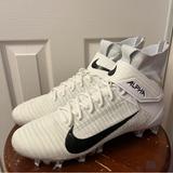 Nike Shoes | Nike Alpha Menace Elite 2 Flyknit Football Cleats Men’s Size 12.5 Ao3374-101 | Color: Black/White | Size: 12.5