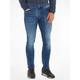 Slim-fit-Jeans TOMMY JEANS "SCANTON SLIM" Gr. 33, Länge 32, blau (jacob mid blue stretch) Herren Jeans Slim Fit