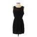 Forever 21 Casual Dress - Mini Crew Neck Sleeveless: Black Print Dresses - Women's Size Small