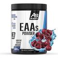 All Stars EAA Powder Black Cherry I Aminosäuren hochdosiert I 420g Pulver mit 10.000mg EAAs pro Portion I BCAA Supplement mit L-Leucin + L-Valin + L-Isoleucin I Shake zuckerfrei