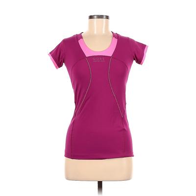 GORE Running Wear Active T-Shirt: Pink Solid Activewear - Women's Size Medium