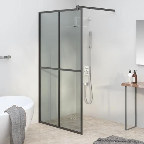 Vidaxl – Duschwand für Walk-in Dusche 100x195cm Dunkles Sicherheitsglas