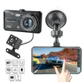 Caméra de tableau de bord de voiture avec écran tactile enregistreur vidéo accessoires