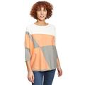 Cartoon Damen 5320/7366 Pullover, Orange/Grey, 44