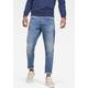 Regular-fit-Jeans G-STAR RAW "3301 Straight Tapered" Gr. 34, Länge 36, blau (worn in azure) Herren Jeans Regular Fit