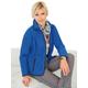 Fleecejacke CASUAL LOOKS Gr. 44, blau (royalblau) Damen Jacken Übergangsjacken