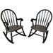 Set of 2 Bow Back Children's Rockers