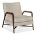 Lounge Chair - Hooker Furniture CC 29" W Polyester Blend Lounge Chair Wood/Polyester in Brown/White | 32.75 H x 29 W x 34.25 D in | Wayfair