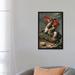 Winston Porter Napoleon Crossing the Alps by Jacques-louis David - Gallery-Wrapped Canvas Giclee Print in Black/Brown/Green | 26 H x 18 W in | Wayfair