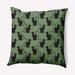 The Twillery Co.® Mitesh Polyfill Indoor/Outdoor Square Throw Cushion Polyester/Polyfill blend in Green | 20 H x 20 W x 7 D in | Wayfair