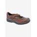 Wide Width Women's Drew Endeavor Flats by Drew in Dusty Brown Leather (Size 9 1/2 W)