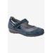 Wide Width Women's Drew Genoa Flats by Drew in Navy Combo (Size 5 1/2 W)