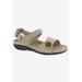 Women's Drew Workaroud Sandals by Drew in Natural Fabric (Size 12 M)