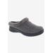 Wide Width Women's Drew Comfy Mules by Drew in Grey Fabric (Size 7 1/2 W)