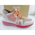 Michael Kors Shoes | Michael Kors Liv Trainer Wedge Sneakers Lace Up Beige Light Sand / Pink | Color: Pink | Size: Various