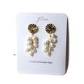 J. Crew Jewelry | J. Crew Freshwater Pearl Dangle Earrings/ Gold Tone/ Titanium Post | Color: Gold/White | Size: Os