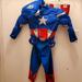 Disney Costumes | Awesome Disney Store Captain America Costume | Color: Blue/Red | Size: Osb