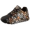 Sneaker SKECHERS "UNO - METALLIC LOVE", Damen, Gr. 38, schwarz, Lederimitat, sportlich, Schuhe, Freizeitschuh, Halbschuh, Schnürschuh mit trendigen Metallic-Print