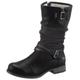 Winterstiefel MUSTANG SHOES Gr. 36, Normalschaft, schwarz Damen Schuhe Winterstiefel