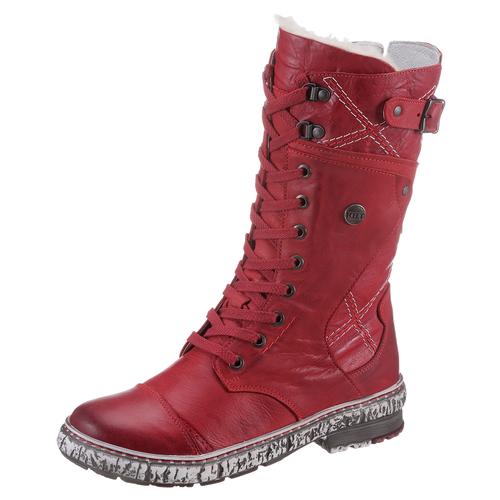 Winterstiefel KRISBUT Gr. 40, Varioschaft, rot (rot, used) Damen Schuhe