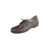 Schnürschuh NATURAL FEET "Schnürer Tirol", Damen, Gr. 40, braun (dunkelbraun), Rindsleder, Synthetik, elegant, Schuhe, mit weitem Fußbett