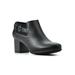 Women's Noah Bootie by White Mountain in Black Smooth (Size 10 M)