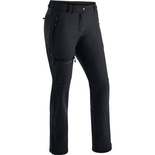 MAIER SPORTS Damen Hose Adakit, Größe 42 in Schwarz