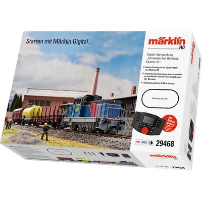 Modelleisenbahn-Set MÄRKLIN "Digital-Startpackung "Schwedischer Güterzug Epoche VI" - 29468" Modelleisenbahnen bunt Kinder Modelleisenbahn-Sets