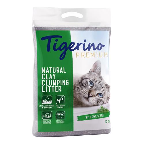 Tigerino Premium Katzenstreu - Pinienduft - 12 kg
