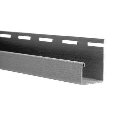 The Foundry 1 Inch Vinyl J Channel (Carton of 20 Pieces) 258 Eastern Grey